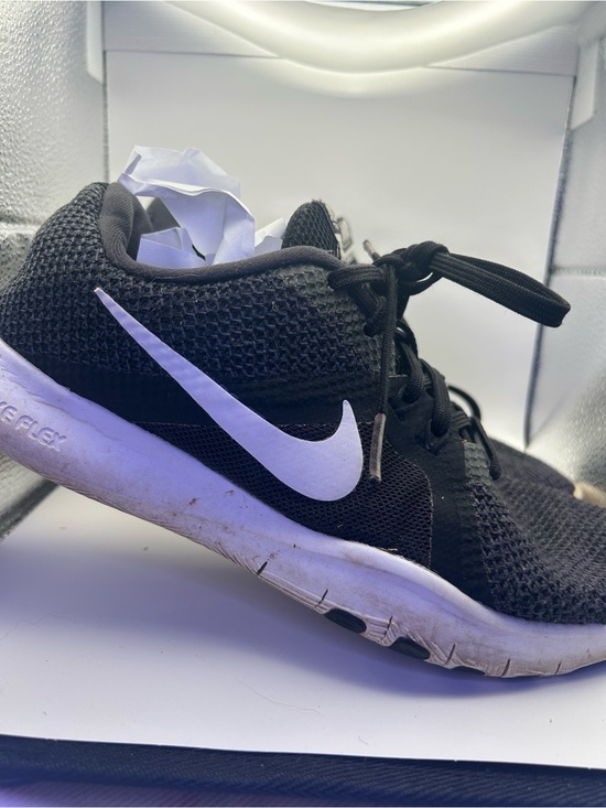Nike Shoes - Nike Black and White Kids' Mesh Training Sneakers